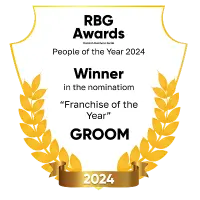 Photo with the award: 'Nomination “Franchise of the Year” – 2024'