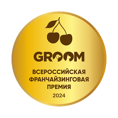 Photo with the award: 'All-Russian Franchise Award 2024'